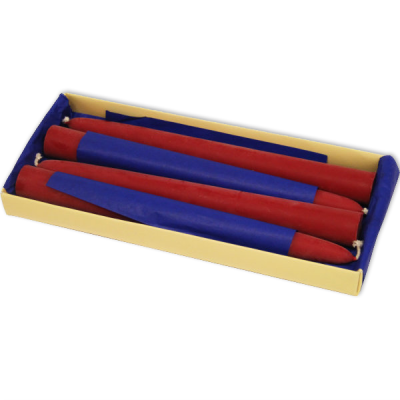 Tafelkerzen 240 x 24 mm, rot